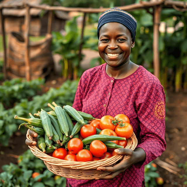 Farmer working in greenhouse